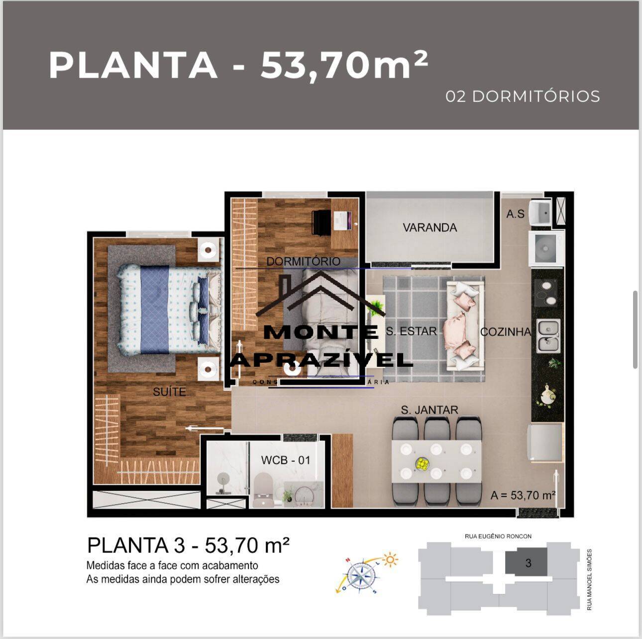 Apartamento à venda com 2 quartos, 57m² - Foto 14